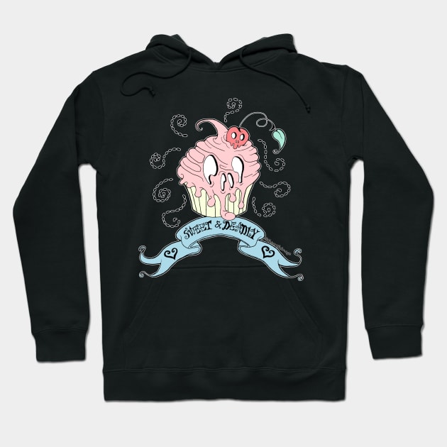 Sweet and Deadly Hoodie by Artful Magic Shop